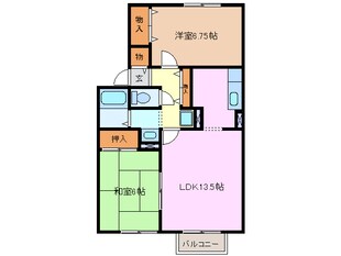 西別所駅 徒歩8分 2階の物件間取画像